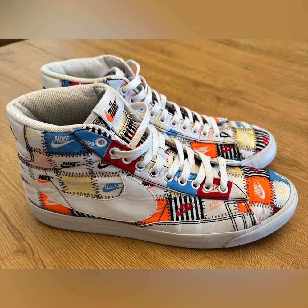 Nike Blazer Mid Patchwork Sneaker 10.5 - Picture 2 of 9